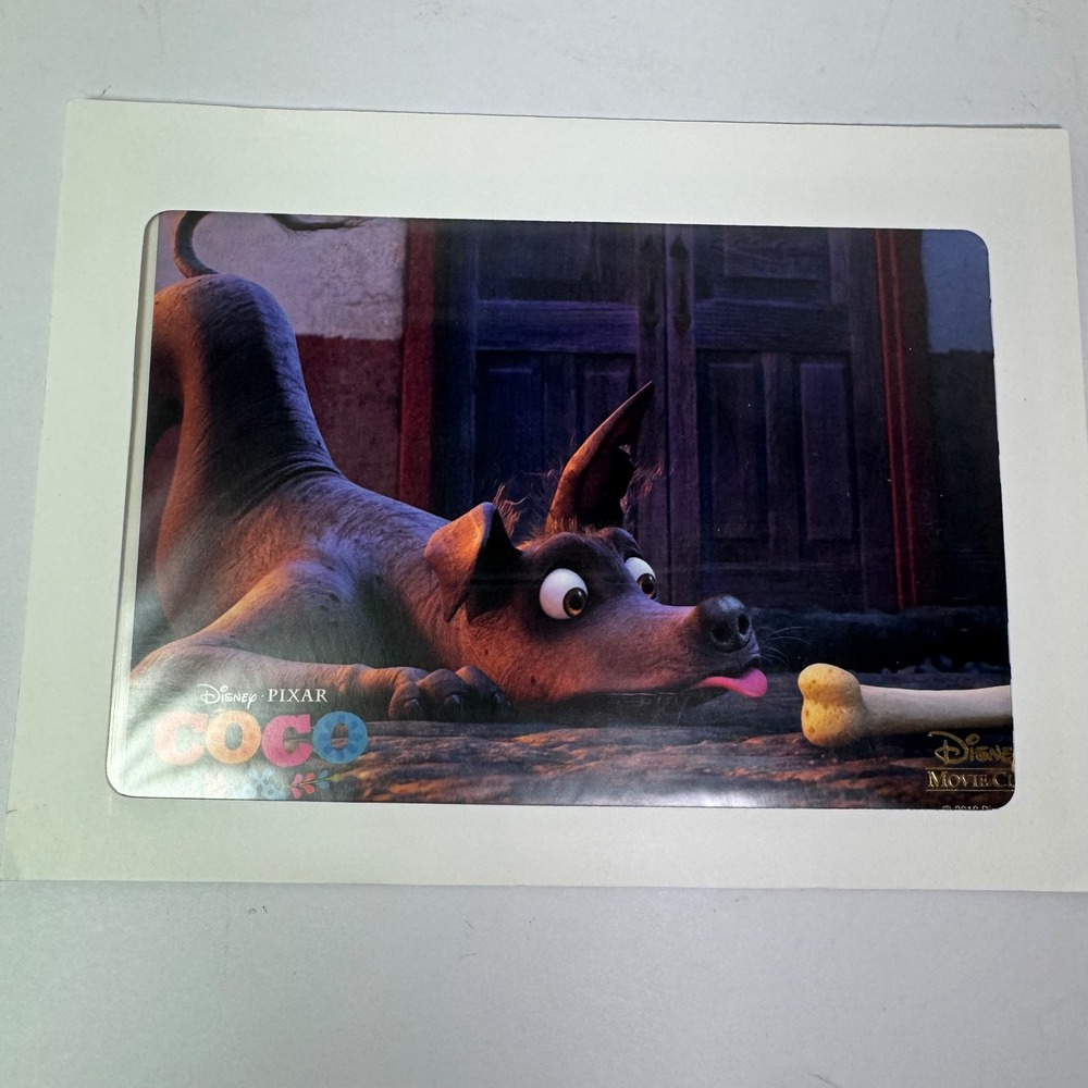 Coco Disney Movie Club Pixar 5x7 inch Lithograph Dante Dog Collectible Art Print